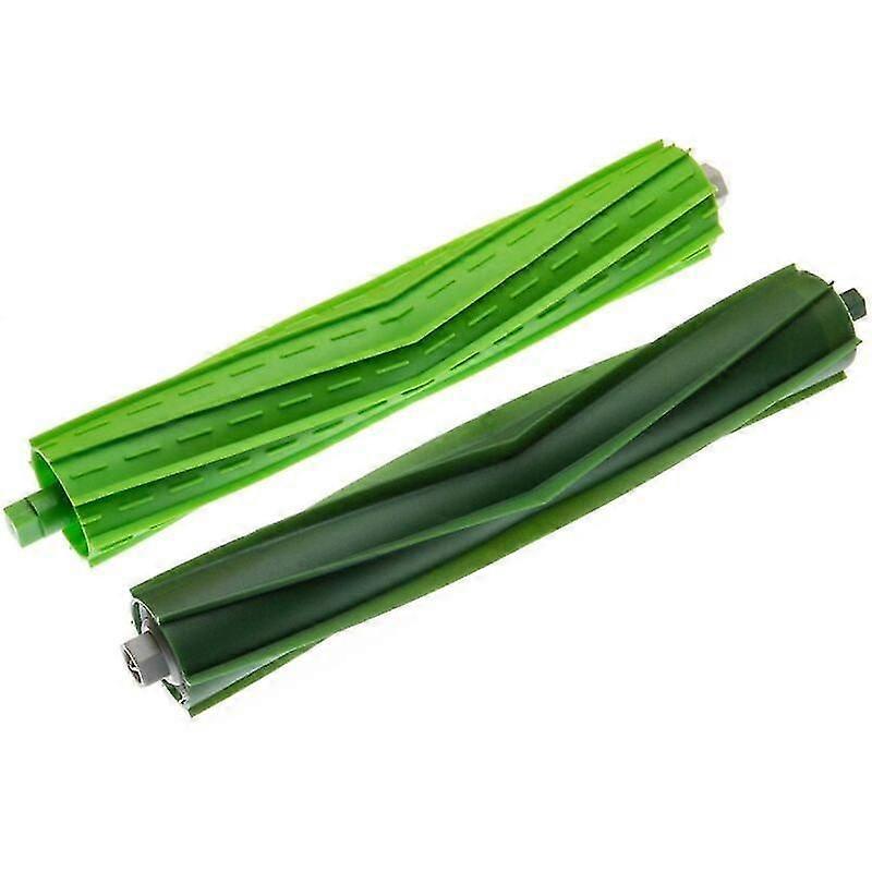 2x Brushes compatible with iRobot Roomba E5, E6, E7, i7, i7 Plus, i7+ vacuum cleaner - main brush, roller set