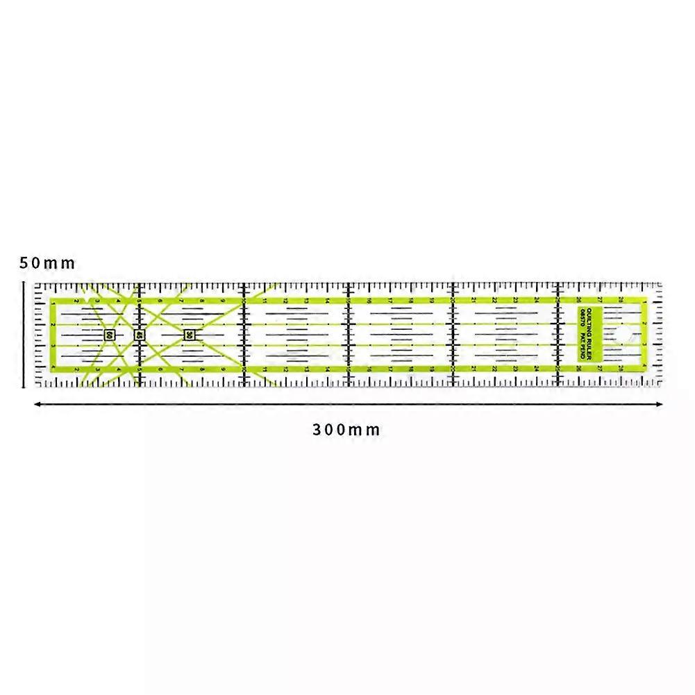 Acrylic Patchwork Ruler Double Color Feet Tailor Yardstick Cutting Quilting DIY Sewing Measuring Tools Drawing Ruler