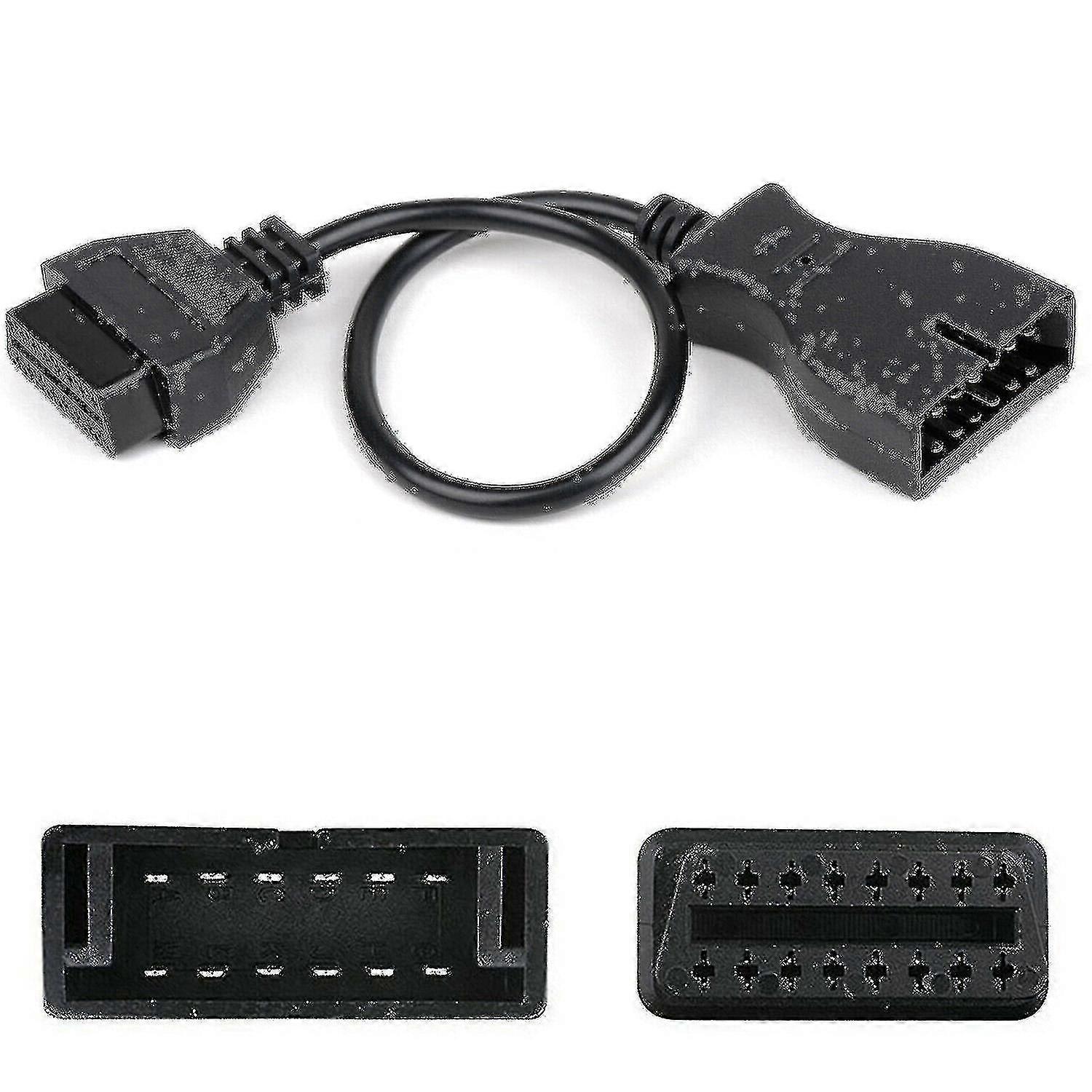2025 Gm 12 Pin Obd1 To 16 Pin Obd2 Convertor Adapter Cable For Diagnostic Scanner