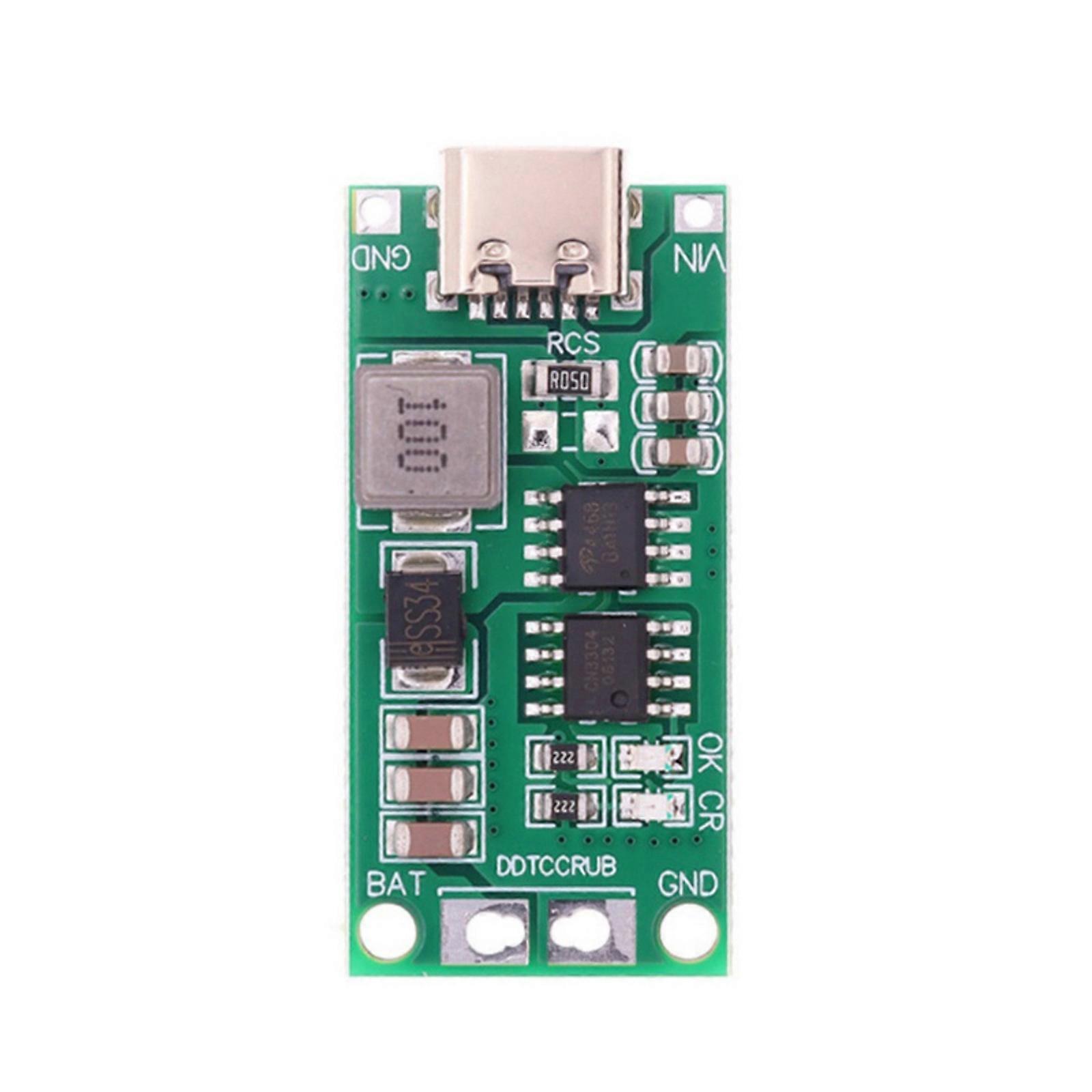 Compactly Battery Boost Charging Circuit Board Module For 3Cell Lithiums Batteries Supports 3-5V Input Voltages Ranges Multicolor