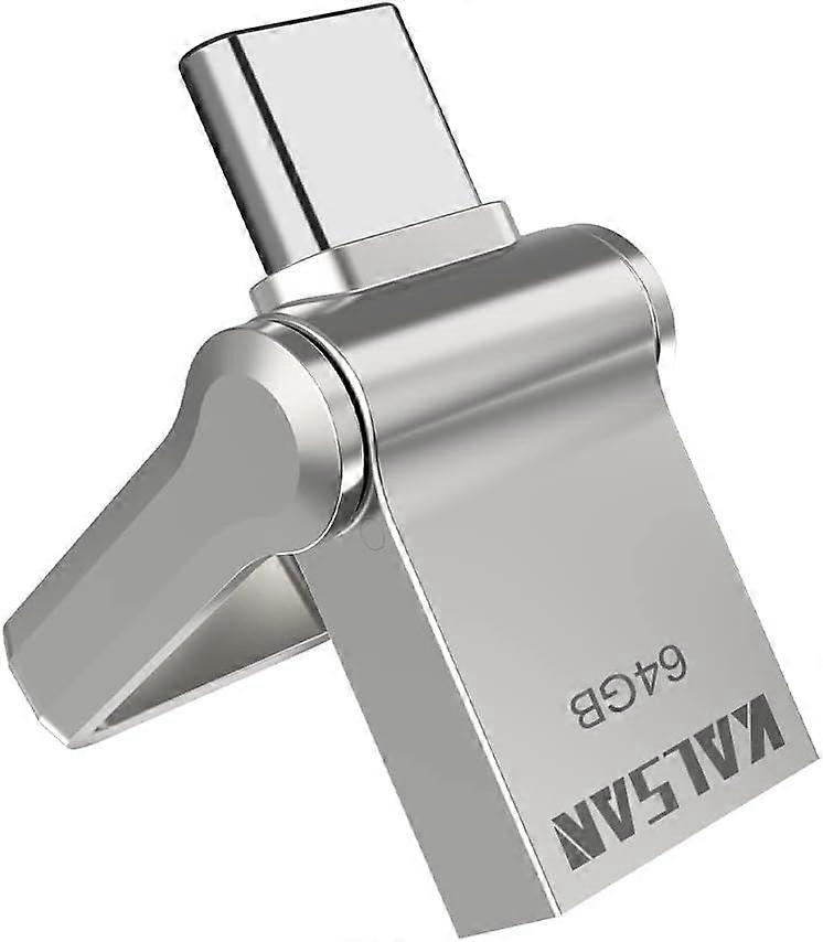 Type C USB Flash Drive 64GB 2 in 1 USB Sticks OTG Type C+ USB 3.0 Dual Drive
