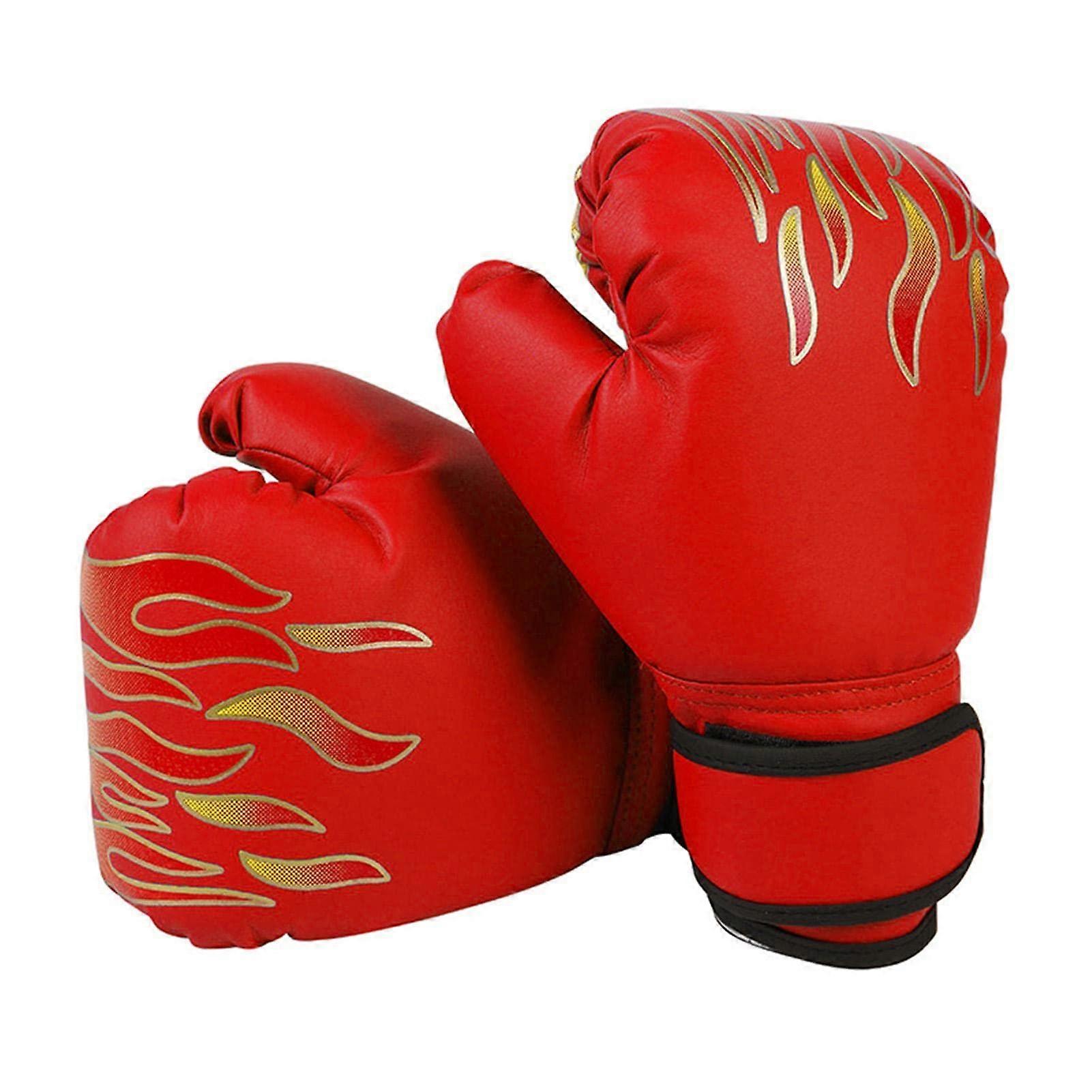 Sparring Boxing Gloves for Kids, Punching Mitts for 3-9 Year Olds, PU Leather, EVA Filling, Kickboxing, MMA