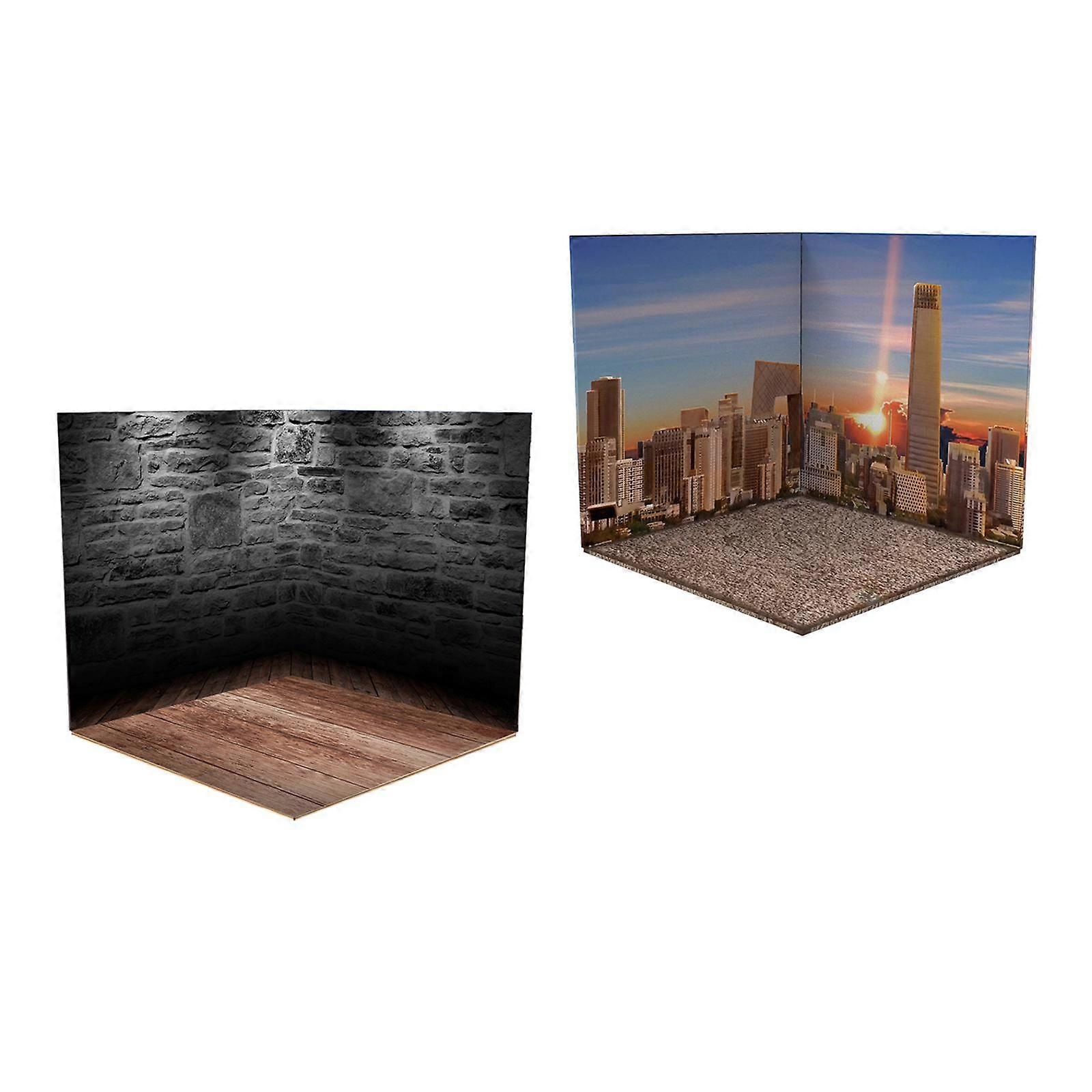 1:12 Scale Model Display Storage Background for Figures Vehicles Model Scene