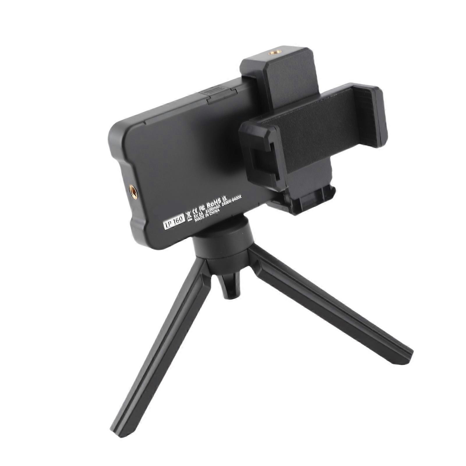 Lampe de photographie rechargeable sans fil avec 180 LED, température de couleur et luminosité réglables