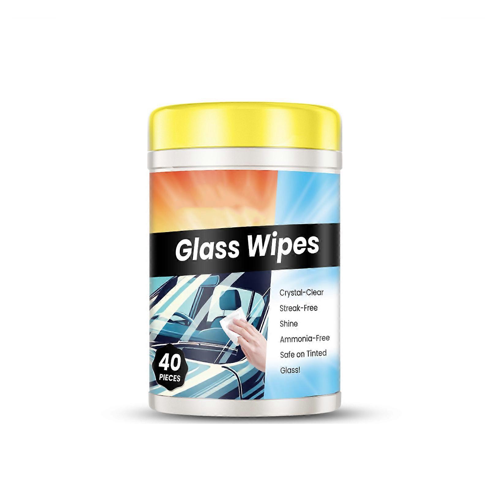 Universal Vehicle Window Maintenance Cloths Degreasing Formula Upgrades for Fast Stain Removal & Long Lasting Clear