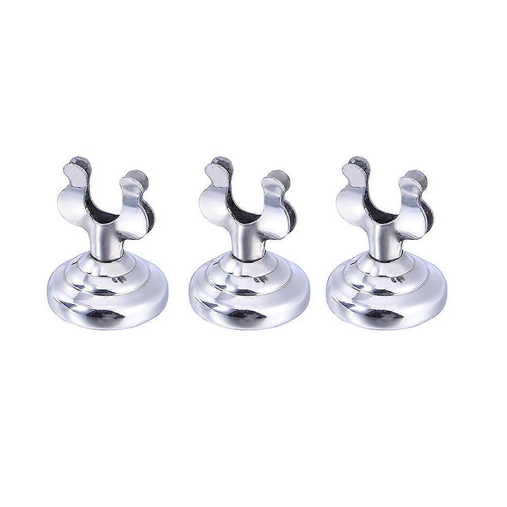 3pcs Stainless Steel Tabletop Menu Stand for Restaurants & Events Sleek Design, Portable Number & Card Holder for Menus, Banquet Lists