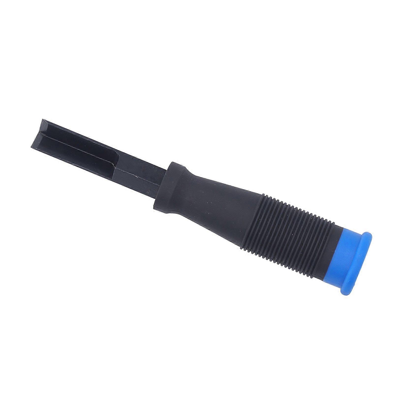 Right Angle Chisel Chrome Vanadium Steel TPR Handle Square Corner Chisel for Woodworking Slotting Cutting