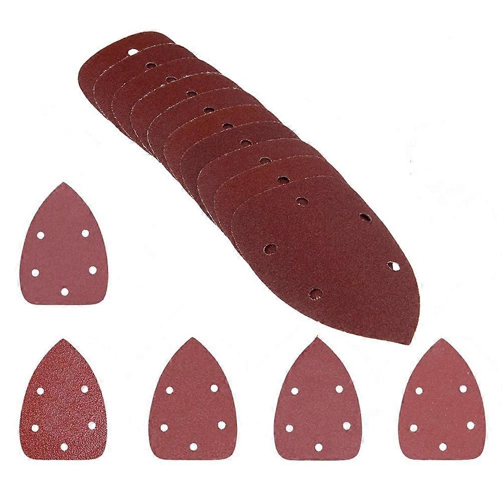 Sandpaper For Orbital Sander Triangle Sanding Discs Workshop 50Pcs