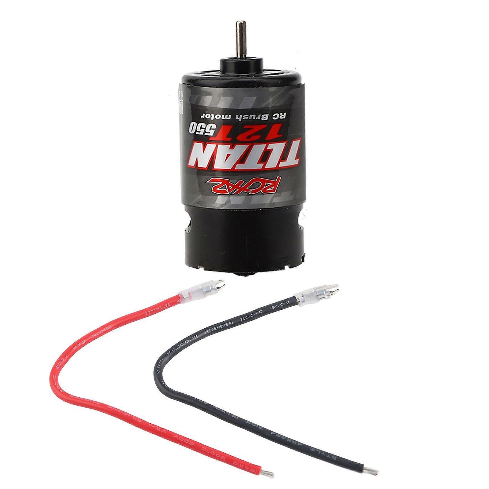 High precision 550 brushed motor, low noise, suitable for 4 RC car models