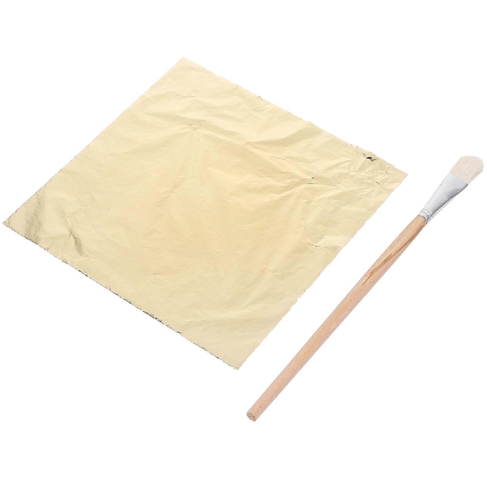 Decorative Gold Foil Imitation Gold Foil Sheets DIY Enthusiasts 1 Set