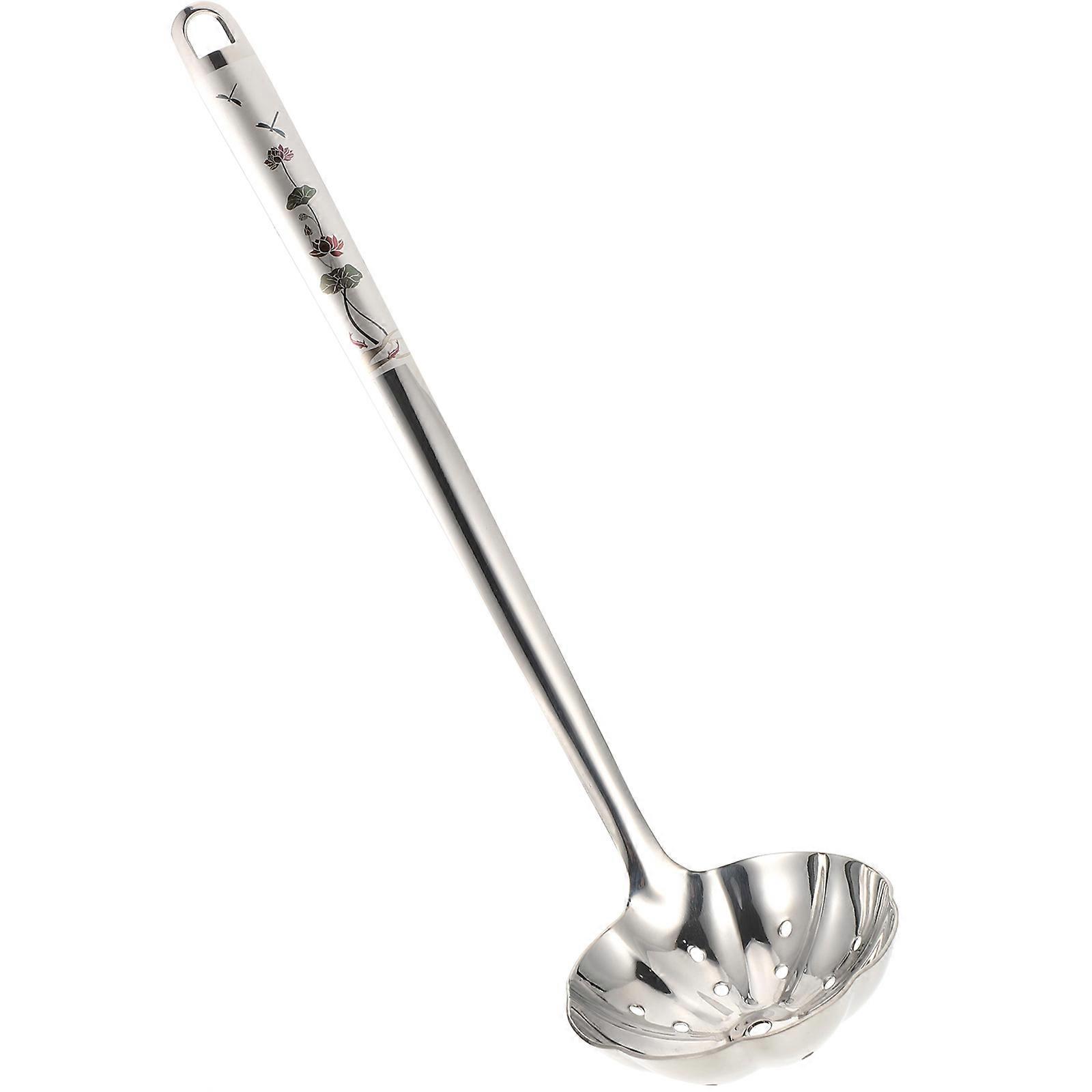 Metal Ladle Deep Spoons For Soup Restaurant Use Dishwasher Safe Non Rusting Ergonomic 1Set