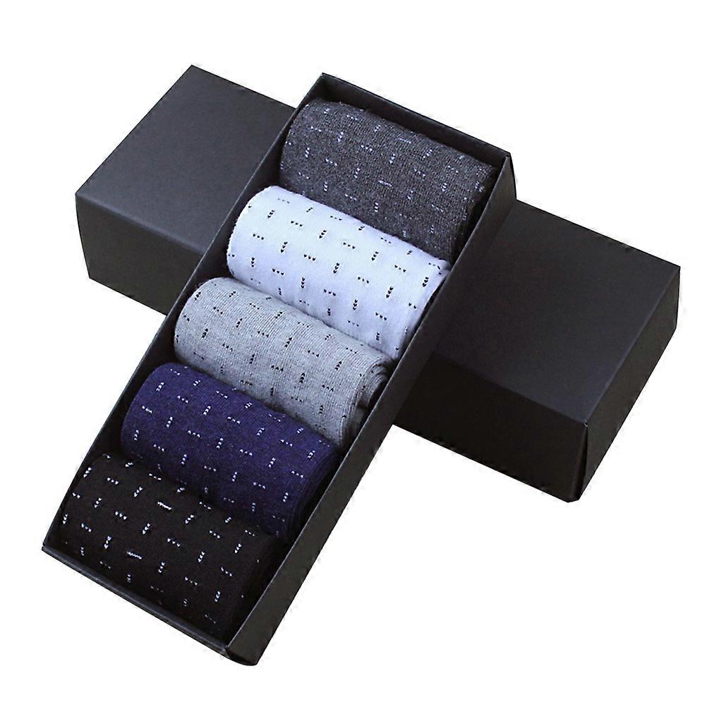 Mens Heavy Socks Cotton Long Anti Skid Comfortable For Men Autumn Winter 5 Pairs
