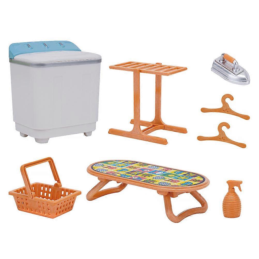 Miniature Scene Decoration Mini Washer Machine Assorted Color DIY Crafts Addition 1Set