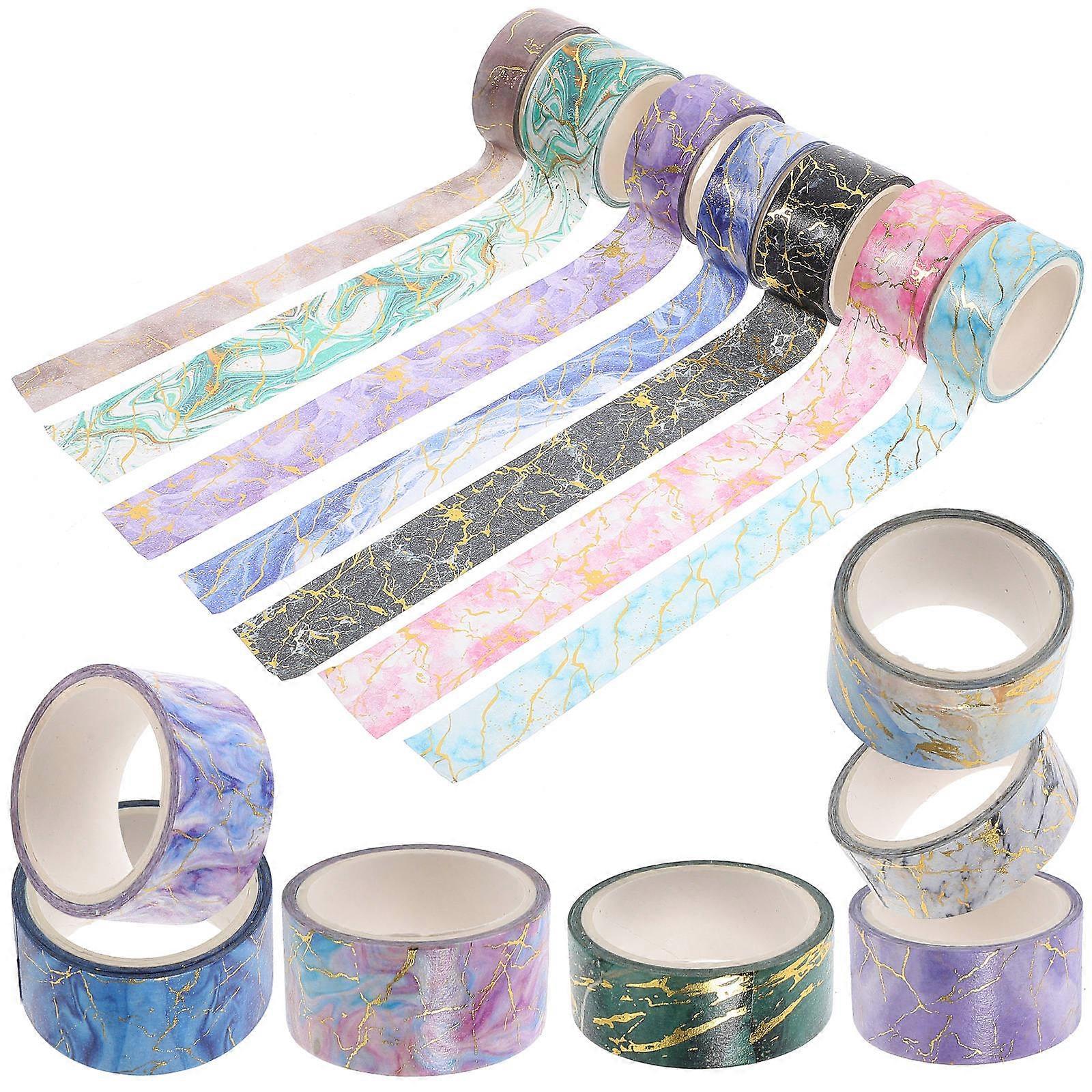 Journaling Tape Washi Paper Scrapbooking Tapes Delicate Design 300.00X2.50X0.10CM Decorative Crafting 14 Rolls