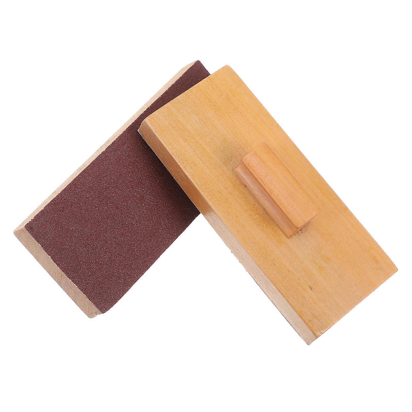 Wooden Sand Blocks Percussion Instrument Set for Music Education, Rhythm Training, and Kindergarten Activities