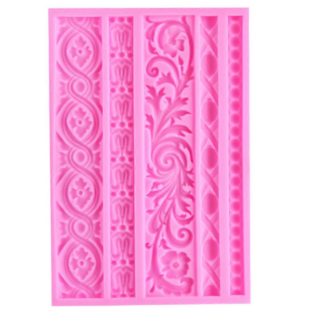 Embossed Silicone Fondant Mold for DIY Baking – Easy to Use Cake Lace Tool for Unique Dessert Decorations