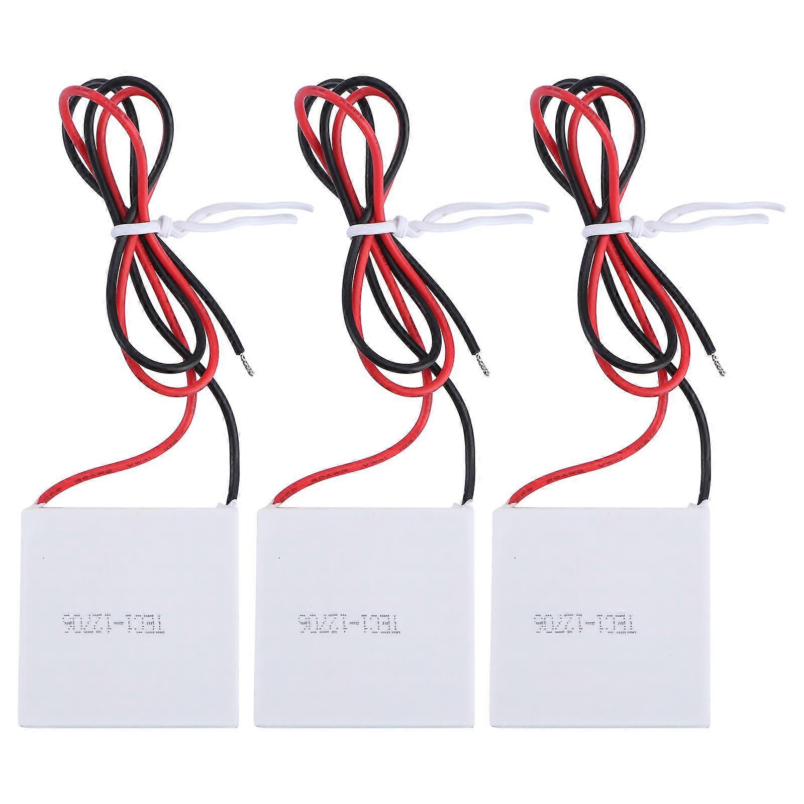 3pcs Thermoelectric Cooler for Air Conditioner White Precise Temperature Control Compact Size