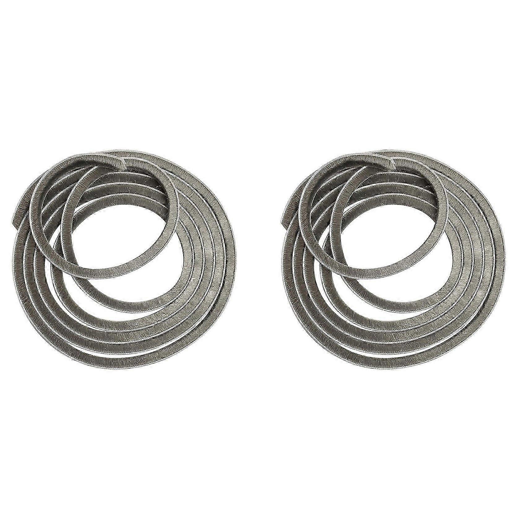 2X tetningslist, dørbørstetetning, værlist, for skyvedører, vinduer, 5Mx0,9cm
