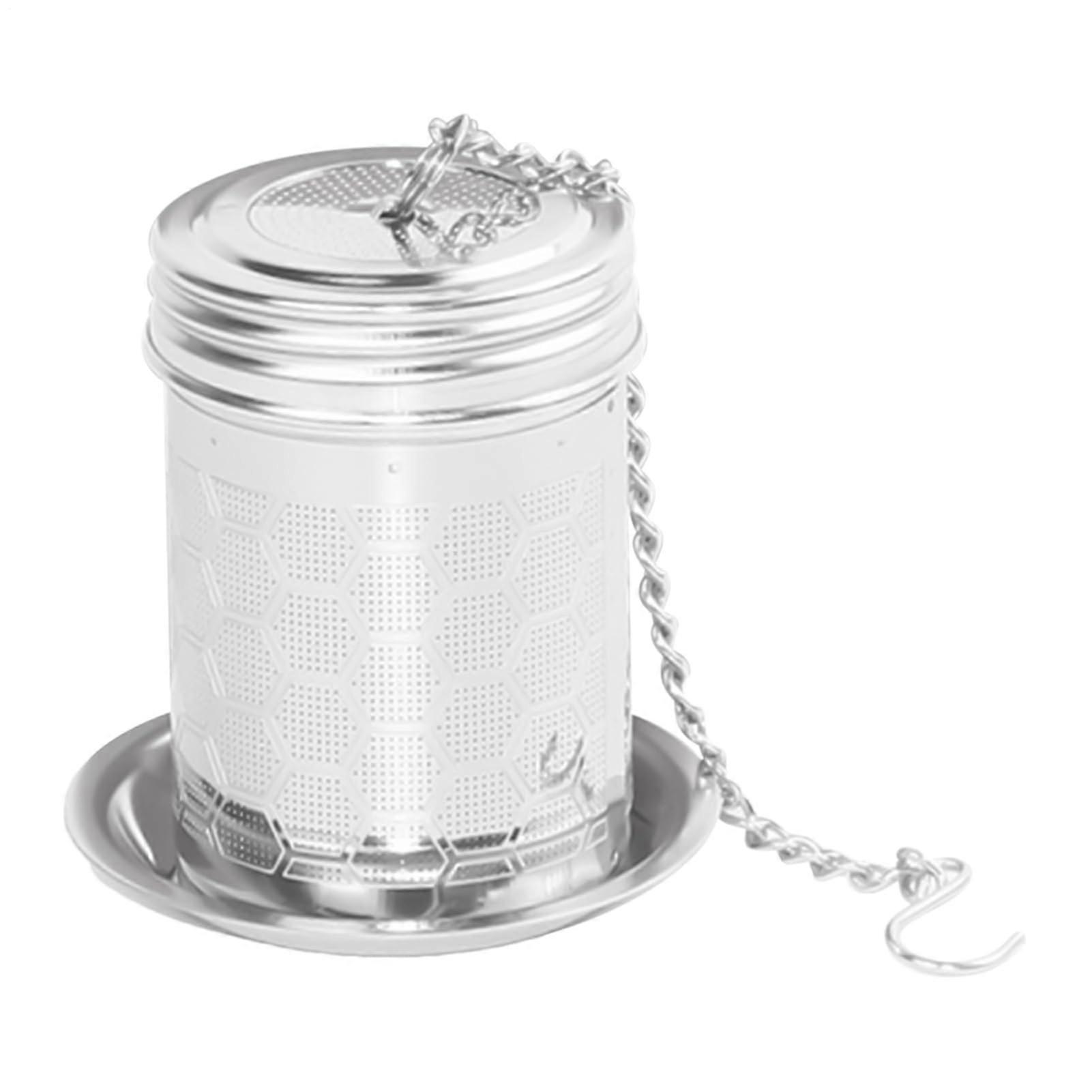 Loose Tea Infuser Stainless Steel Fine Mesh with Hook Chain