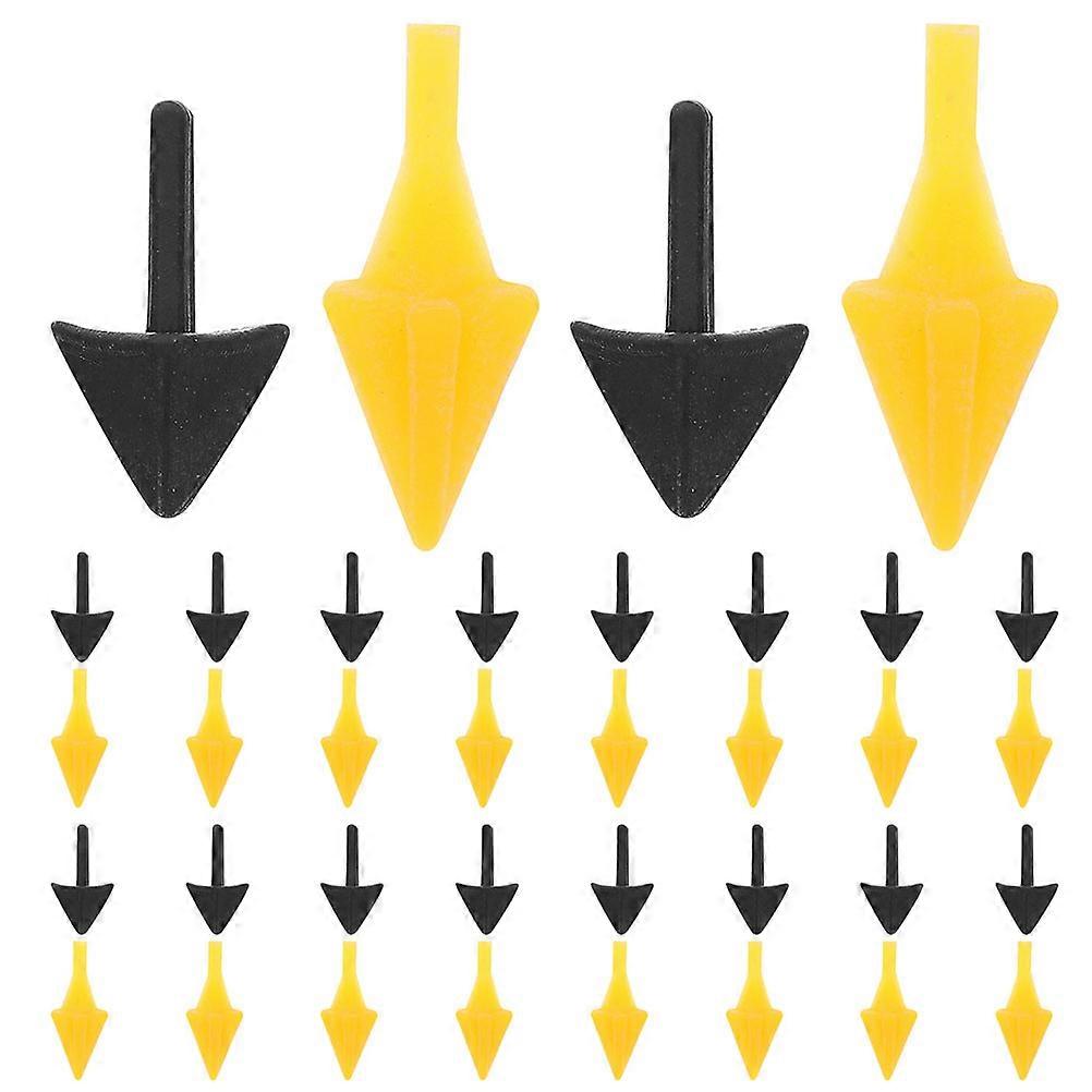 120pcs DIY Chick Mouth Inserts Realistic Plastic Bird Beak Accessories for Crafting, Puppet Making, Decorations, and Educational Animal Features