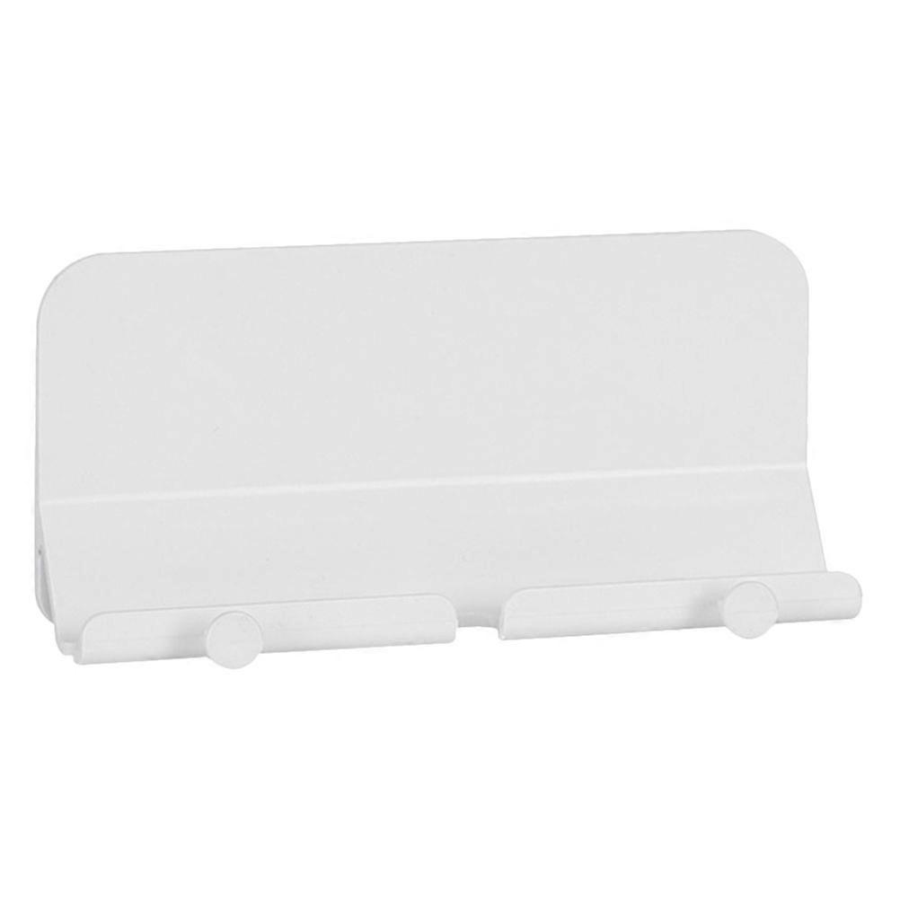Wall Mount Phone Holder Self Adhesive Charging Stand Space Saving Easy Install Removable Lightweight Smooth Finish Compatible for Smartphones Home