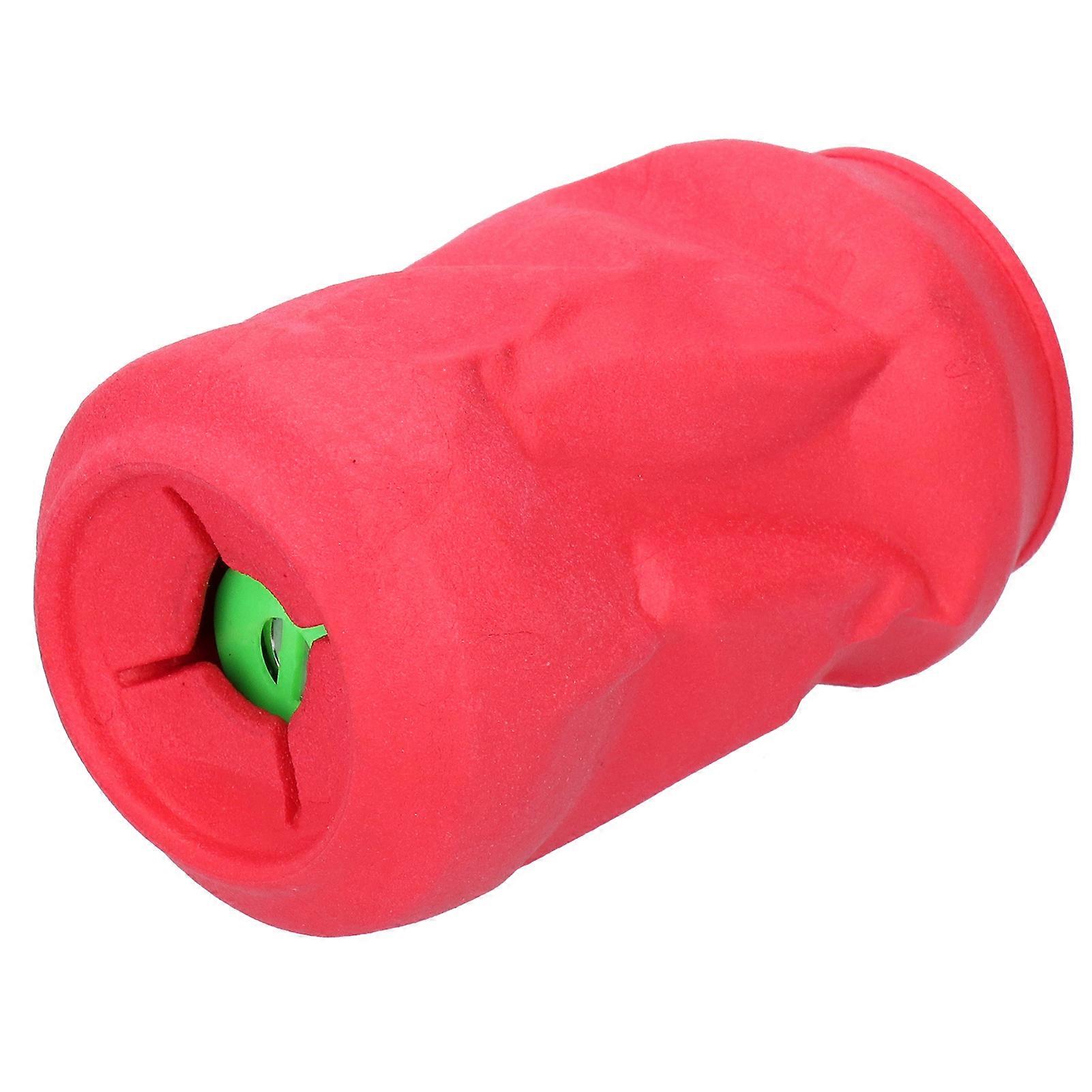 Can Shape Dog Teeth Cleaning Chew Toy Durable Pet Playing Interactive Toys with SoundRed