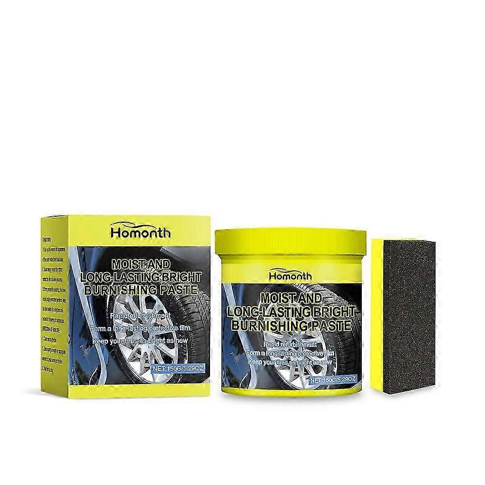 Bildäckunderhållspasta Däckglansvax Polering Däckrengöring Beläggningspasta