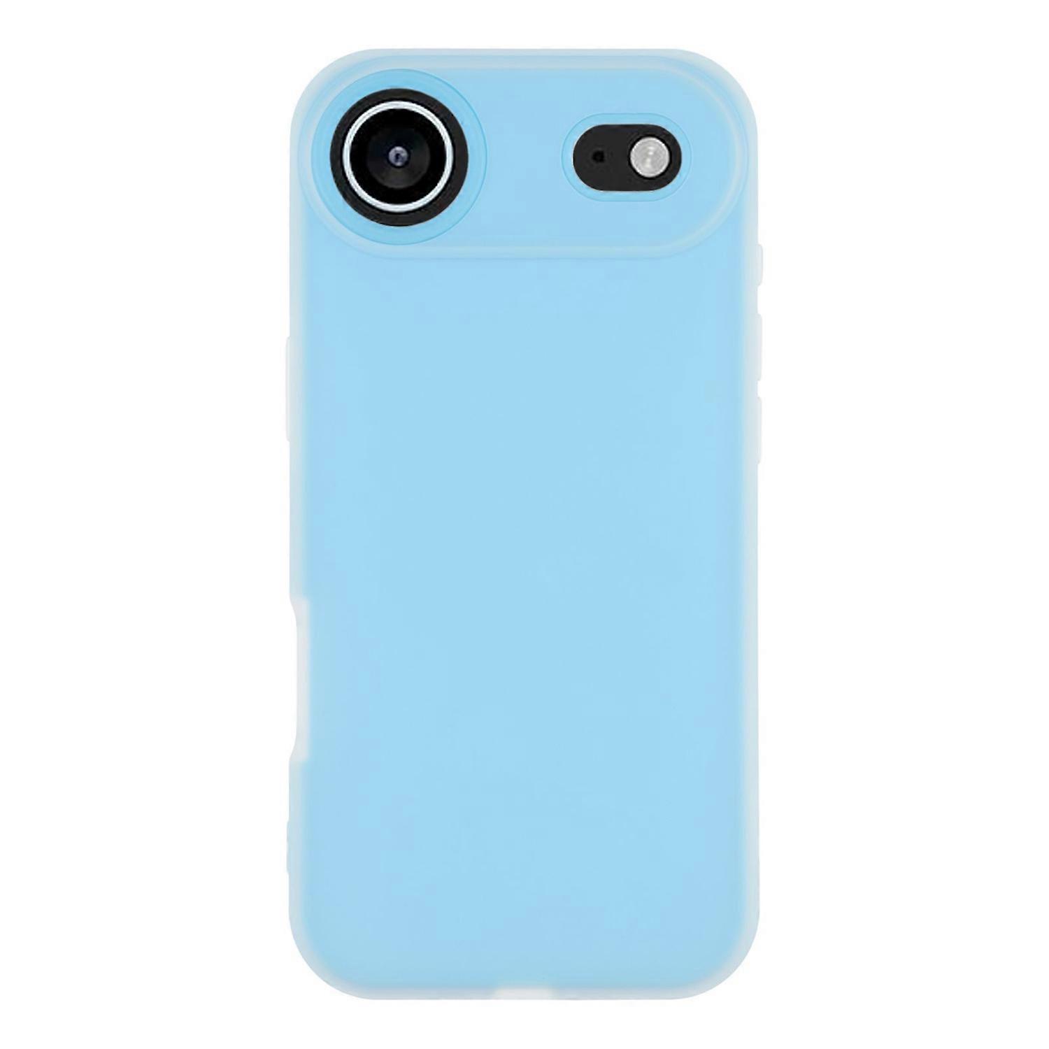 For iPhone 17 Air Case 2 in 1 PC TPU Frosted Phone Case Large Camera Cutout