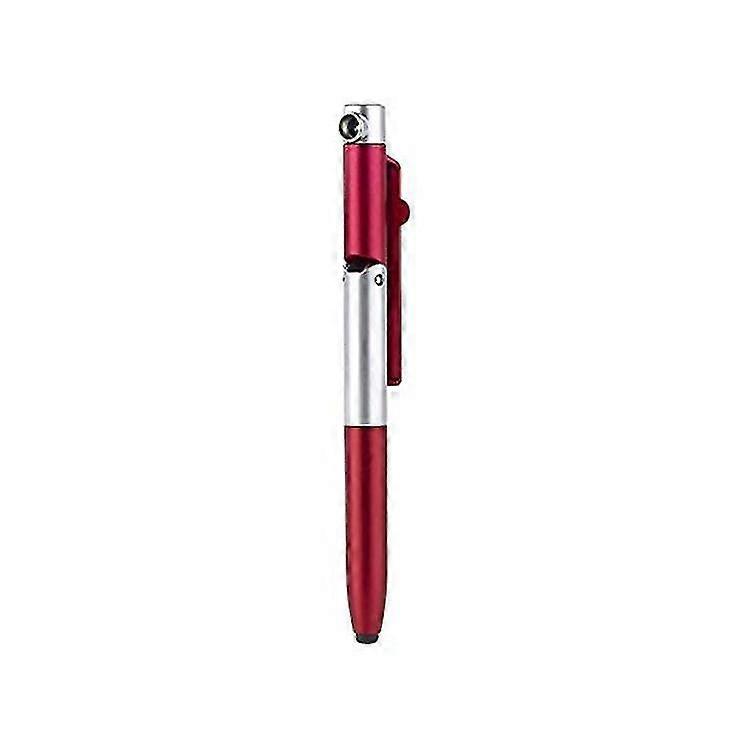 Newest 4-in-1 LED Foldable Ballpoint Pen Stylus Flashlight + Compatible with Tablets and Cellphones