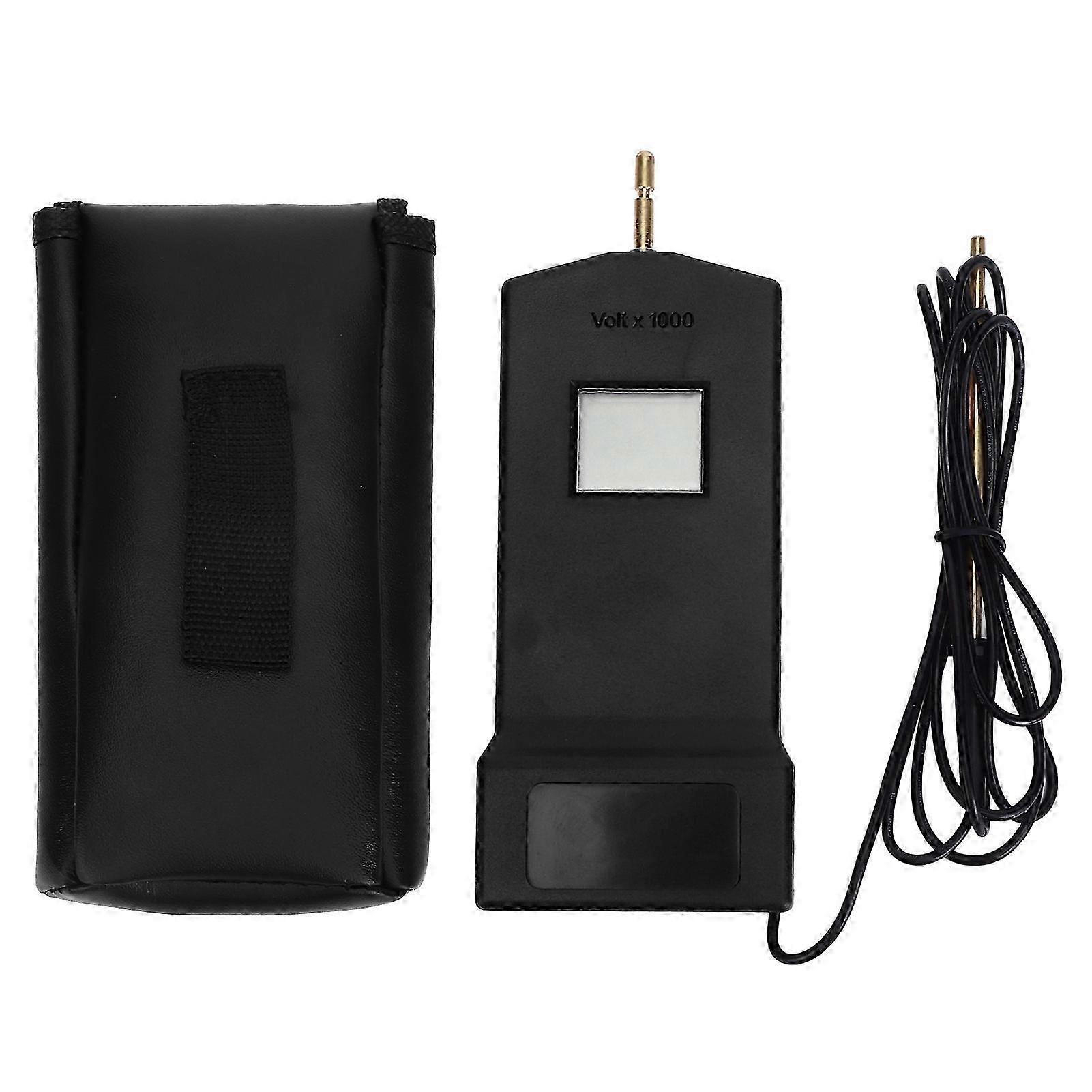Portable Electric Fence Voltage Tester 15KV LCD Screen for Livestock Farms MLD-004 Black