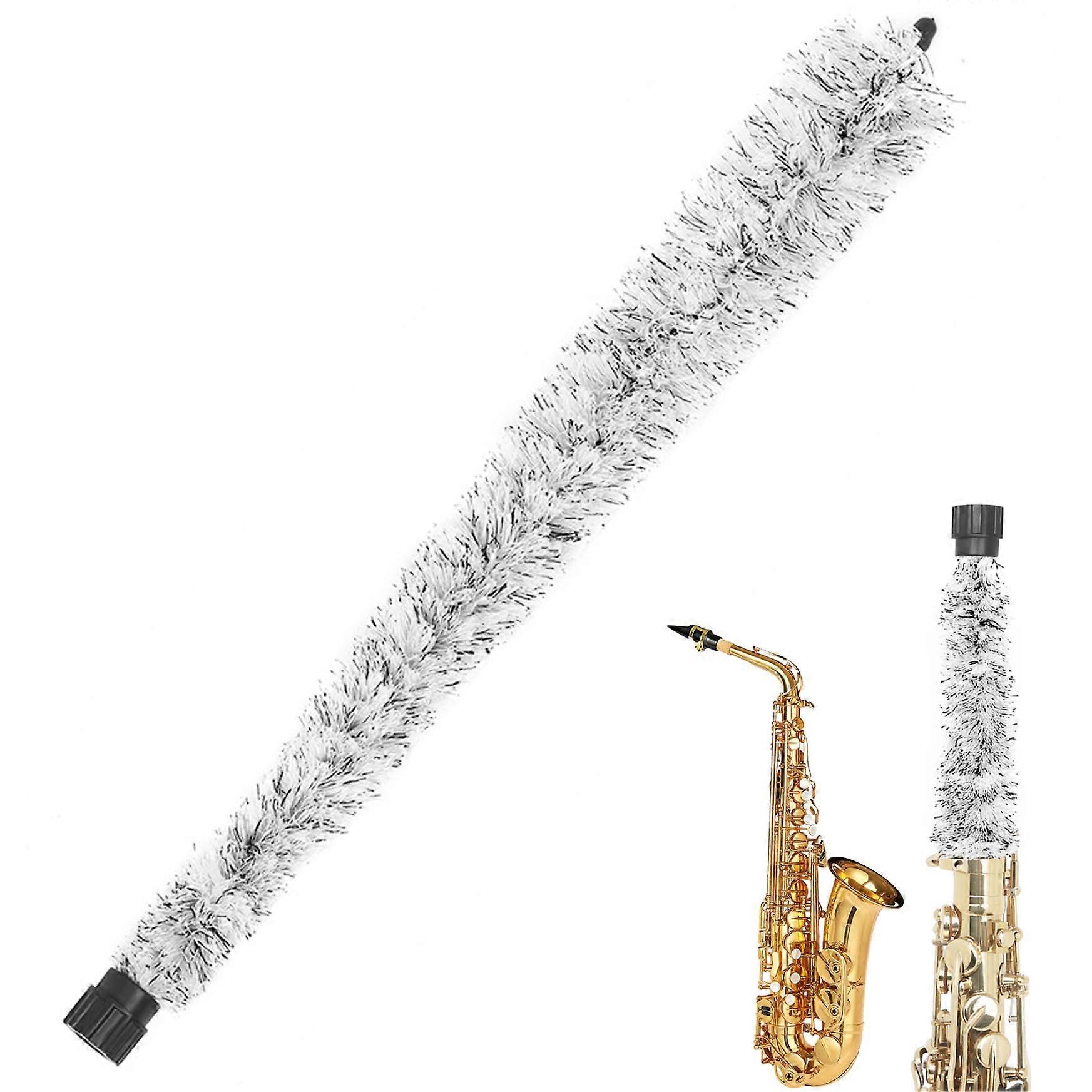 Altaxa Pad Saver Brush with Rubber Tip, Ultra Absorbent Cotton Sax Cleaning Kit for Alto Sax