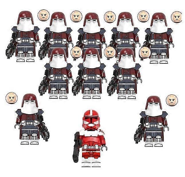 New version Star battle Clone Commander Shockwave Troops Building Block Man Toy Bag