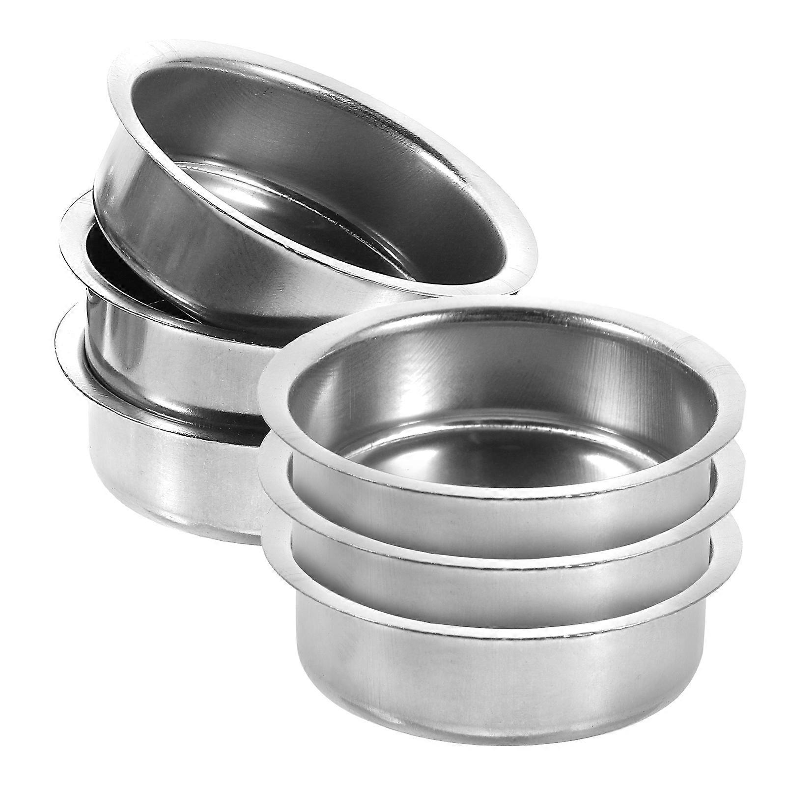 Bakhoor Burner Censer Incense Dish Censer Accessories Silver 6Pcs