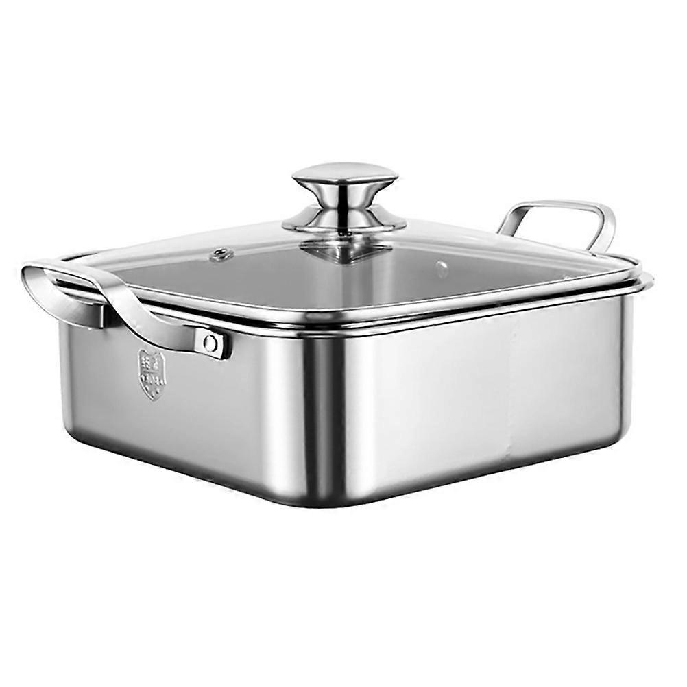 Here's a well structured product description and overview for the **"Sided Hot Pot With Divider Stainless Steel Multi Function Soup Pot For Home