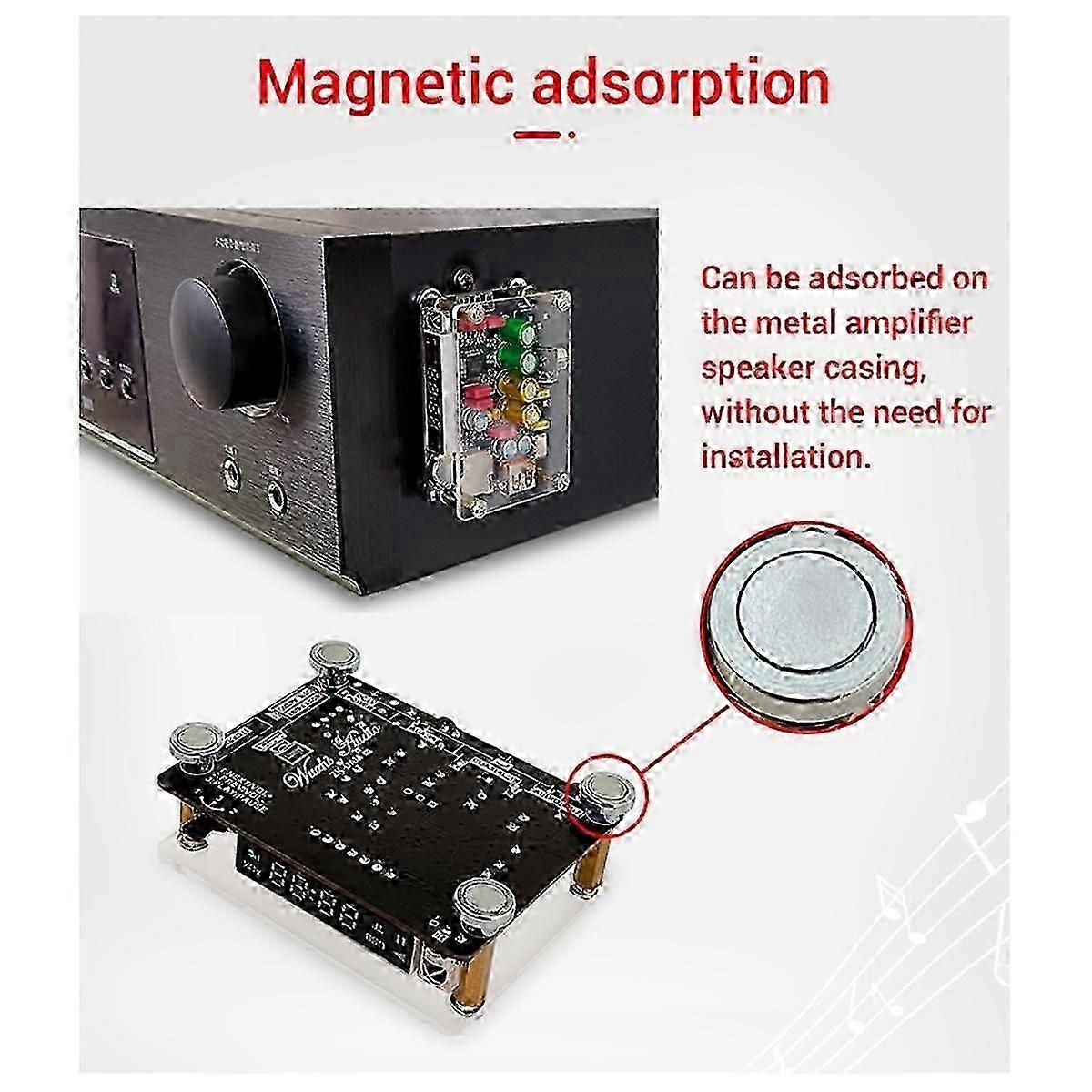 DAM K1 Lossless Fever Bluetooth U Disk Sound Card Coaxial TF Decoder Board Power Amplifier Pre-Ampl jn