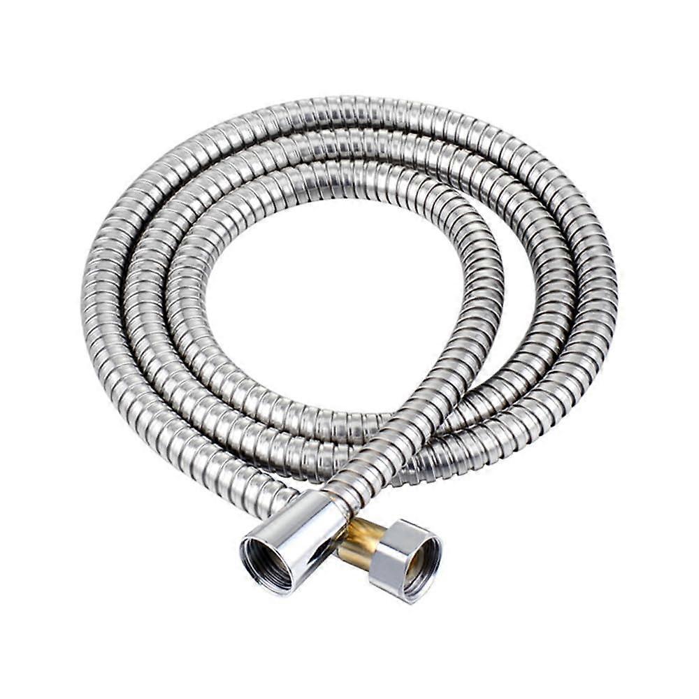 1.5 m/2 m/3 m optional stainless steel shower hose faucet hose flexible bathroom accessory connection, 2 m encryption, 1 piece 2mencryption 1 piece.