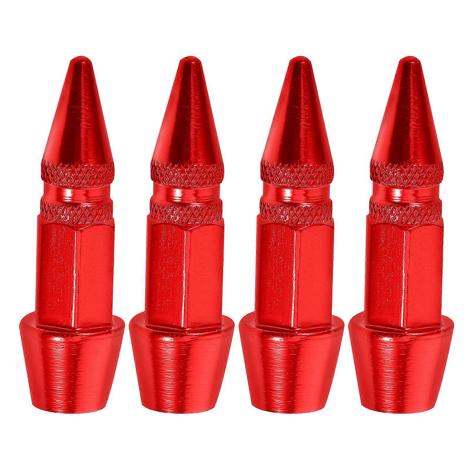 4pcs Stainless Steel Car Tire Valve Caps – Durable Auto Valve Caps for Various Vehicles, Easy Installation, Dust Protection for Tire Stem