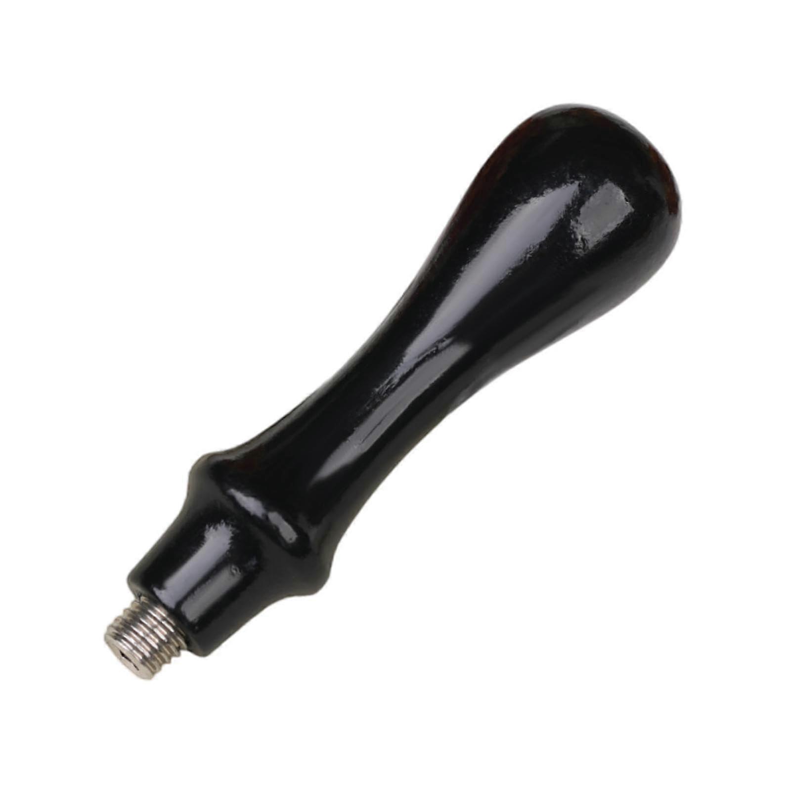Wax Seal Stamp Handle DIY Tool Multipurpose Craft Art Replacement Sealing Stamp Handle Only for Card Making Letter Envelope Curve, Black