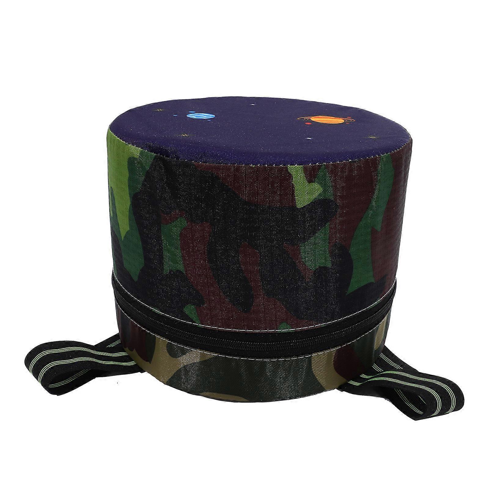 Lightweight Portable Garden Stool with Cushion and Camouflage Design for Outdoor Farming and Gardening Use
