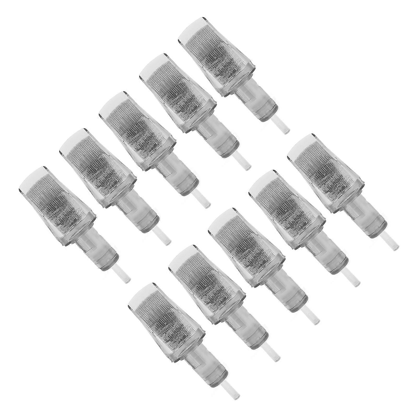 10pcs Microblading Replacement Needle Stainless Steel 0.35mm Precise Fast Coloring Shading Cartridges Needles 1239RM