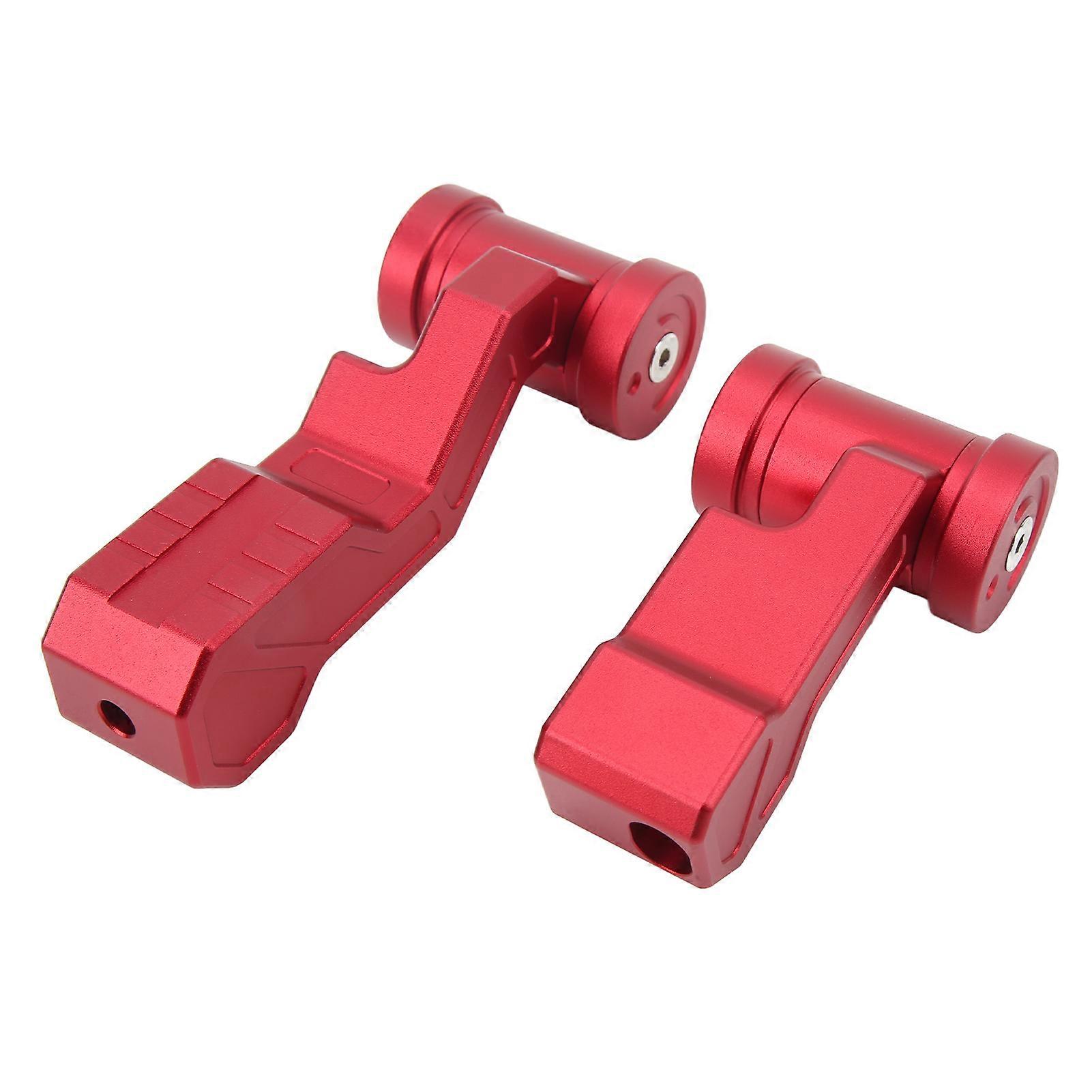 2 Sets Gear Shift Lever Knob Cover Kit Replacement for Jeep Wrangler JK JKU 2011‑2018 Red 