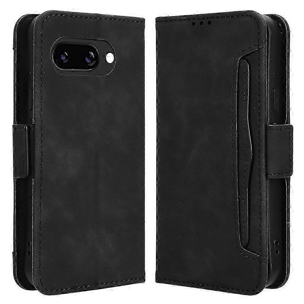 For Google Pixel 9a Leather Case Phone Wallet Cover with Multiple Card Slots