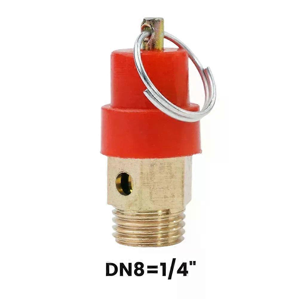 High Performance Brass Safety Relief Valve for Air Compressors Rated to Operate Safely at 120PSI with For BSP Threads
