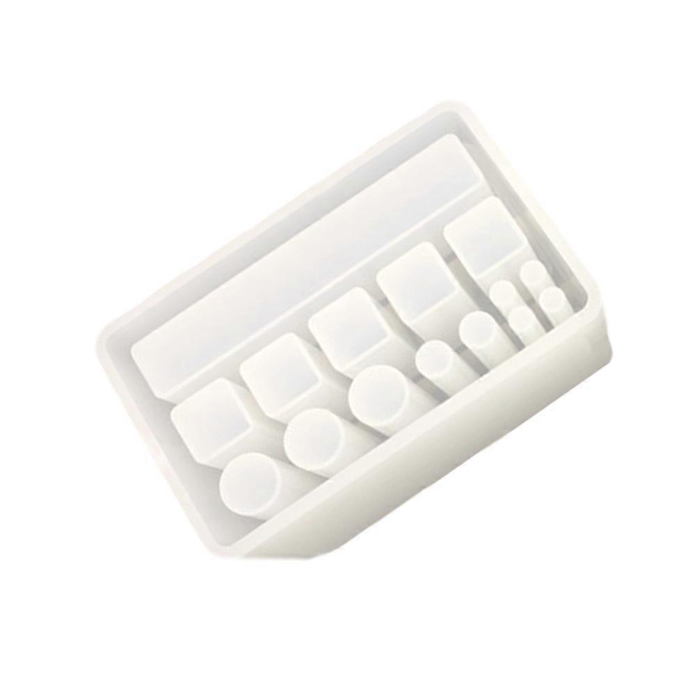 DIY Lipstick Storage Box Mold Made of Flexible Silicone White Color Easy to Clean and Portable 1