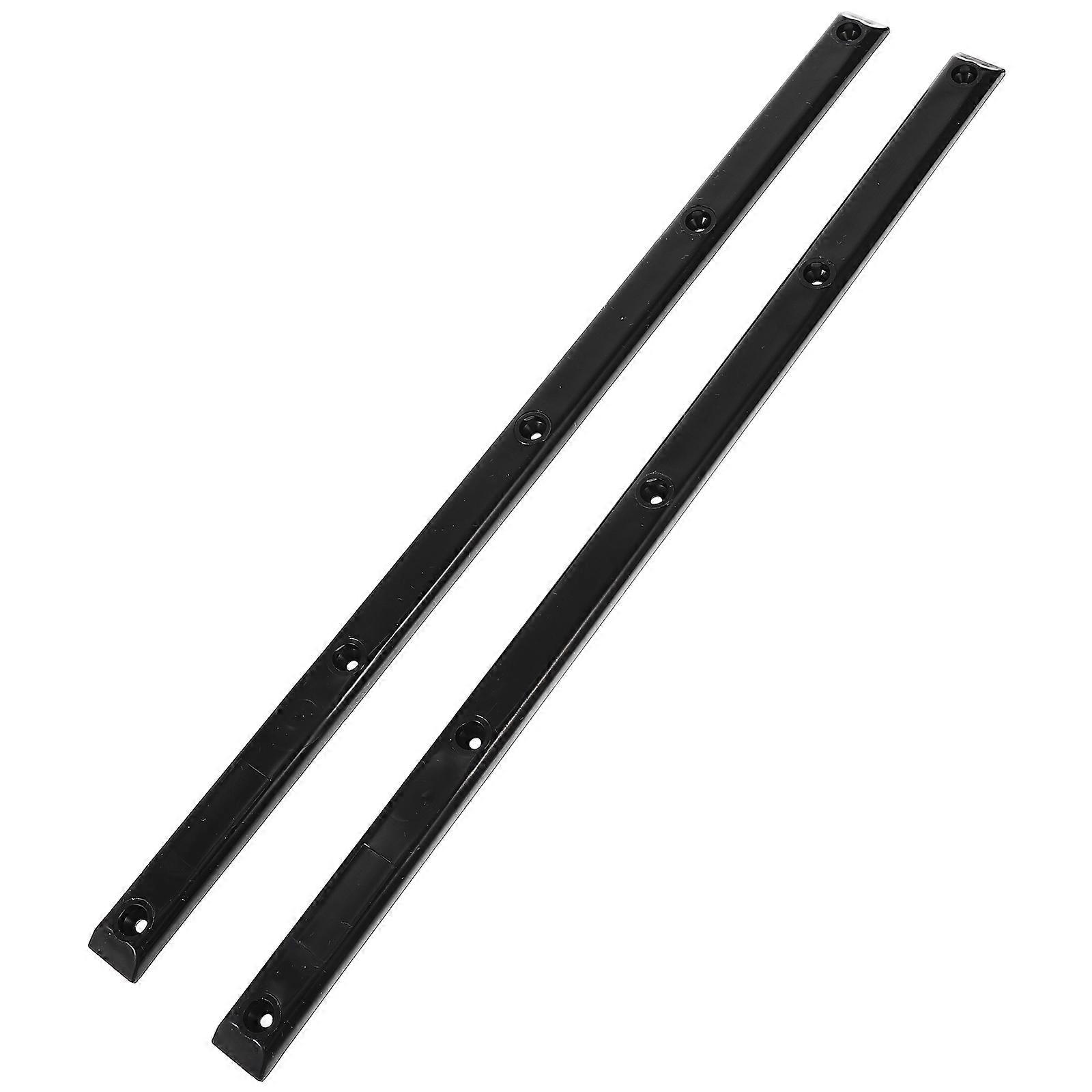 Durable Plastic Skateboard Rails Replacement Rib Bone Protective Strips for Decks Easy Installation Professional Longboard Use