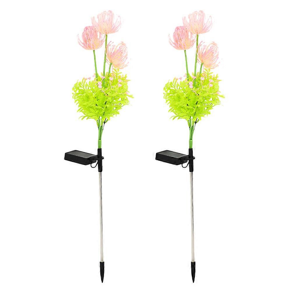 Decorative Solar Light Flower Shaped Light for Garden 1Pair