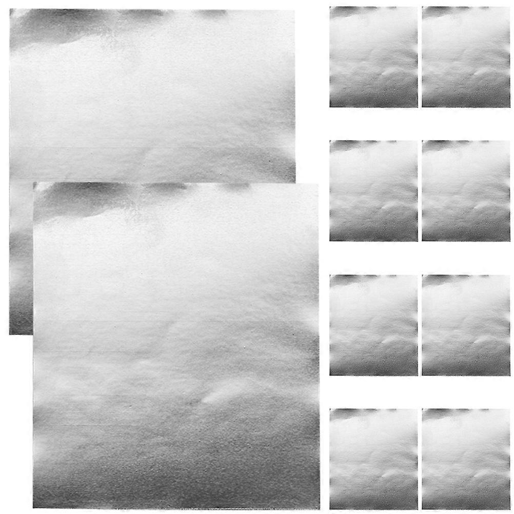 Cooking Pot Hole Repair Patch Aluminum Foil Rectangular Shape Cooking Enthusiasts 10Sheets
