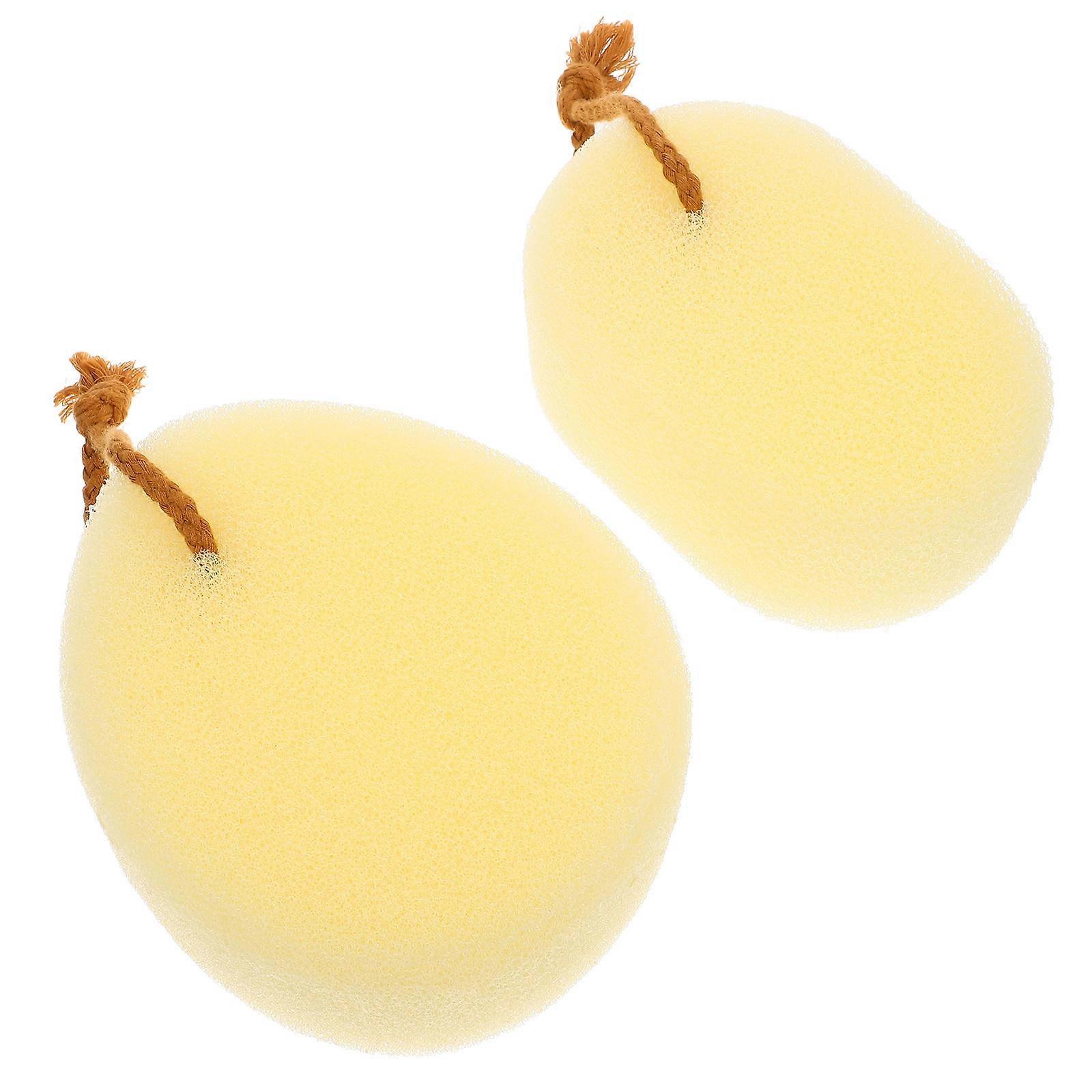 Here's a refined and professional product description for your **2pcs Bath Back Sponge Exfoliating Bathing Scrubber**:
### **2 Pack Exfoliating