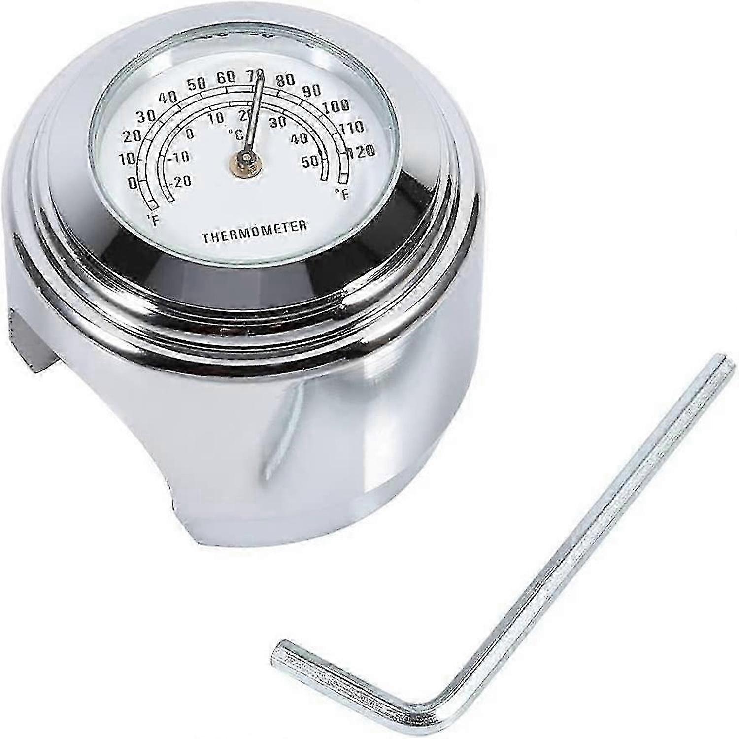 Motorcycle handlebar thermometer 7/8" waterproof temperature dial indicator SZRH A-W
