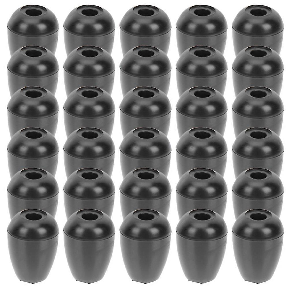 Silicone Replacement Earbuds 15 Pairs Soft-Sealing Design For Doctors Veterinary Use Comfortable Earpieces Black Color